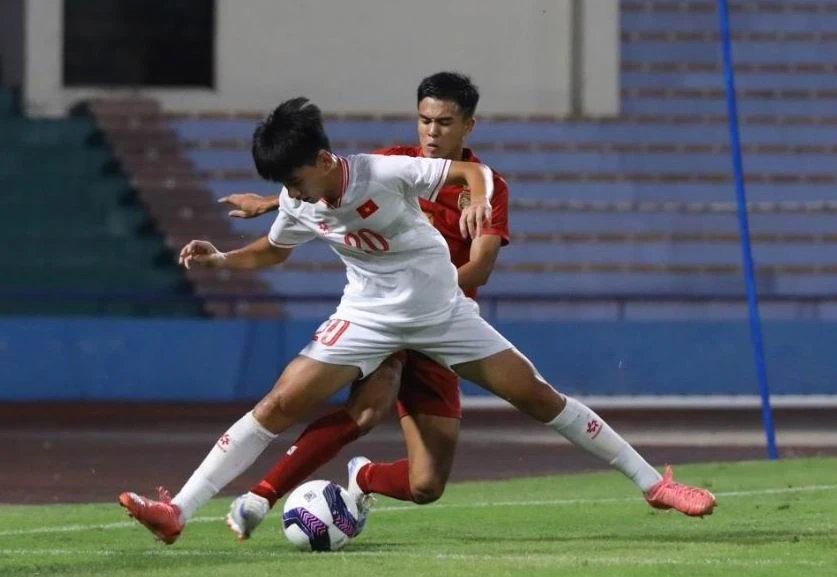 U17 Việt Nam, U17 Việt Nam thắng U17 Myanmar