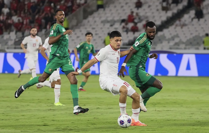 Indonesia, đội tuyển Indonesia thắng Saudi Arabia 2-0